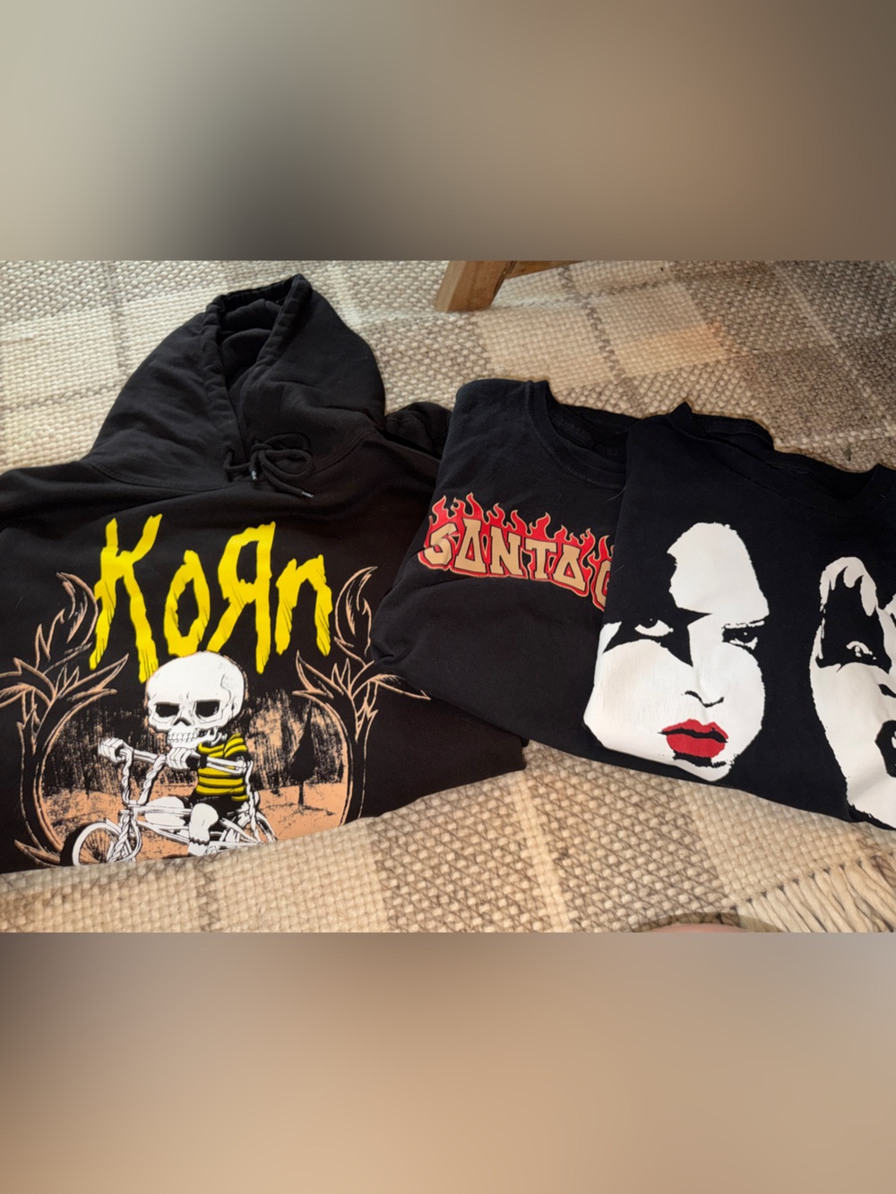 Mens Hoodie and Two Tees Lot